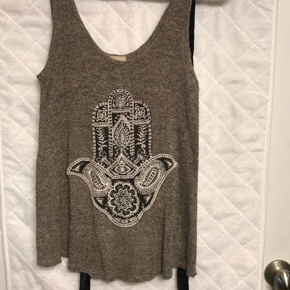 Open back tank